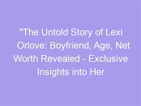 Lexi Ray: Insight into Her Story