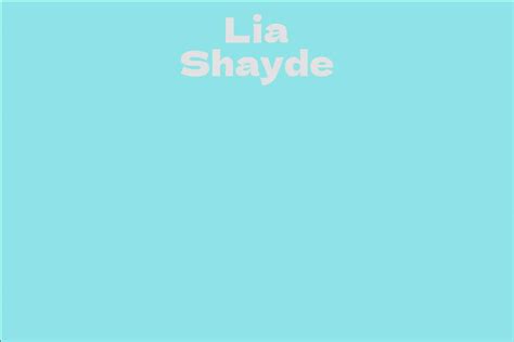 Lia Shayde: The Emerging Talent in the Music Industry