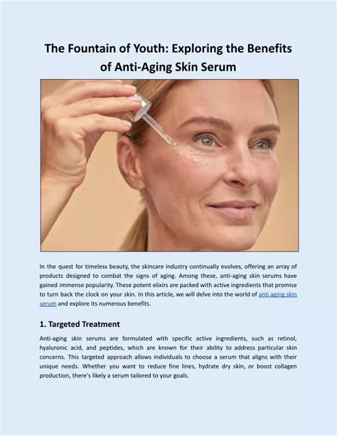 Longing for Youth: Exploring the Allure of Aging Skin