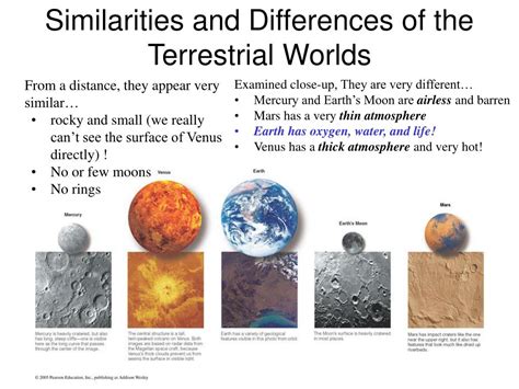 Mars and Earth: Comparing the Similarities and Contrasting the Differences of the Two Planets