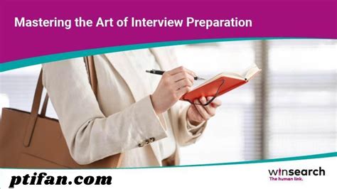 Mastering the Art of Job Interview Preparation