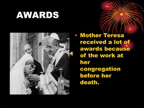 Mother Teresa's Recognition and Awards