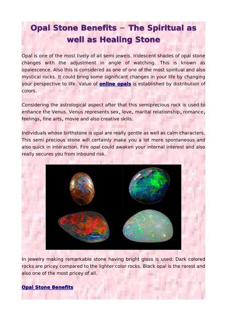 Opal Stone as a Talisman: Protection and Spiritual Guidance