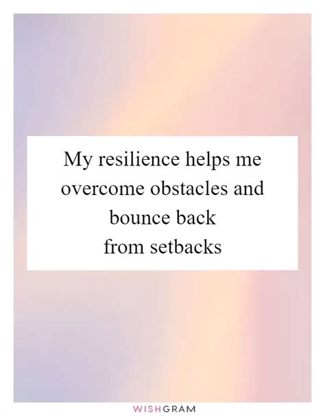 Overcoming Obstacles and Bouncing Back from Setbacks