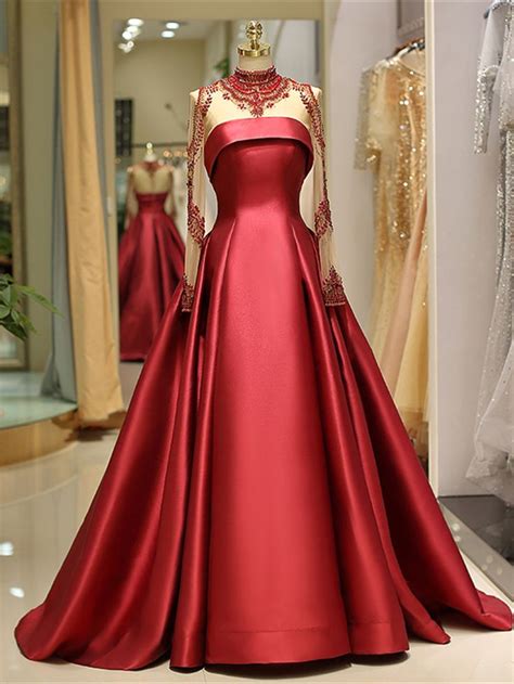 Perfecting the Look: Fashion Advice for Rocking a Stunning Crimson Satin Gown