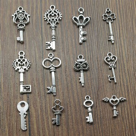 Personal Charms: Vintage Keys as Jewelry and Accessories