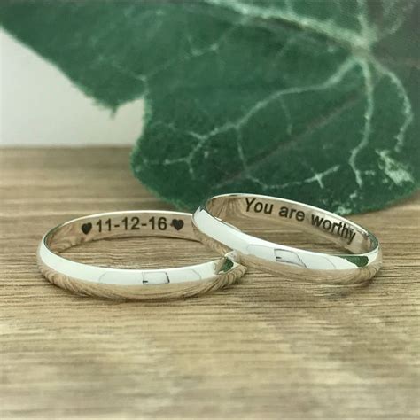 Personalizing Your Sterling Silver Wedding Ring