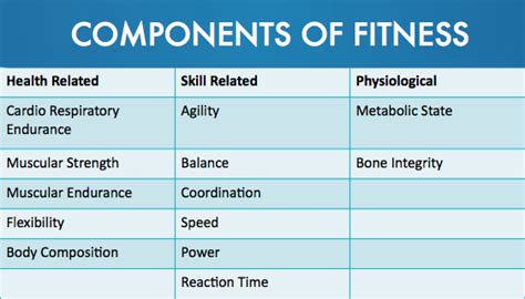 Physical Attributes and Fitness Overview