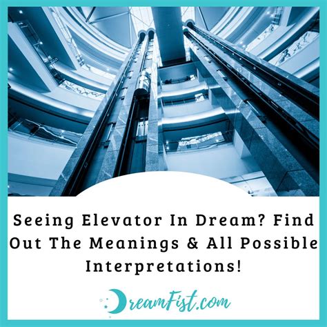 Possible Causes of Elevator-related Dreams