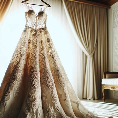 Possible Meanings Behind a Darkened Bridal Gown in Subconscious Imagery