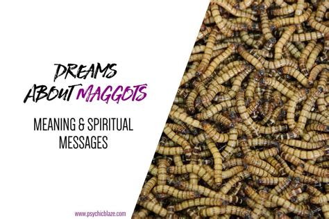 Possible Meanings and Messages behind the Dream of Larvae on a Digit