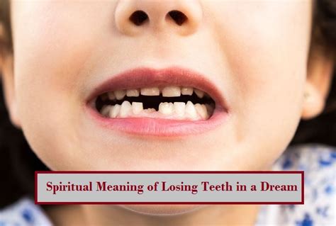 Possible Significance of the Dream Symbol: Losing a Front Tooth