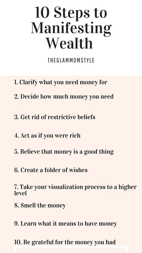 Practical Steps to Manifesting Wealth