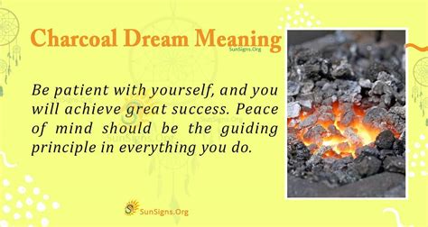 Practical Suggestions for Interpreting and Understanding Charcoal Dream Symbols