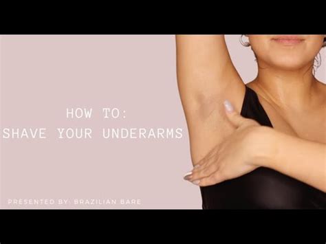 Preparing Your Underarms for an Impeccable Shave