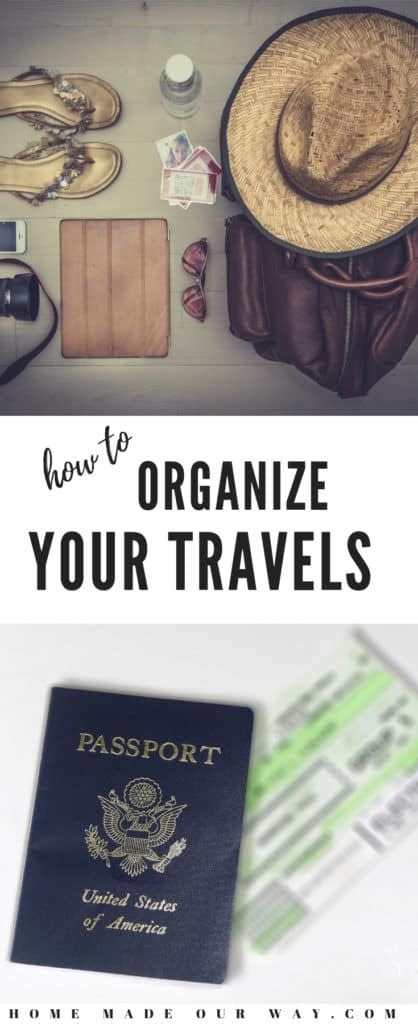 Preparing for Your Adventure: Organizing Your Travel Documents