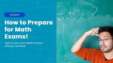 Preparing for the Math Exam: Maximizing Available Resources