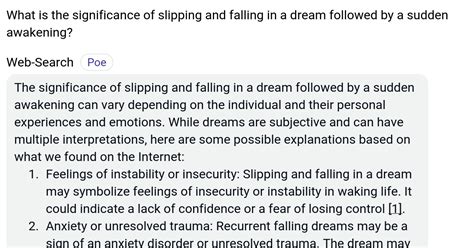 Psychological Perspectives on the Significance of Slipping in Dreams