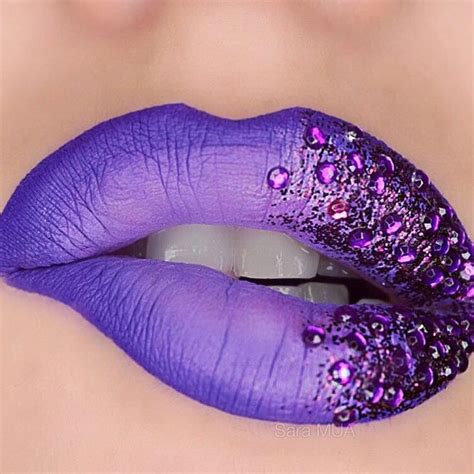 Purple Lips: A Glamorous Statement for Any Occasion