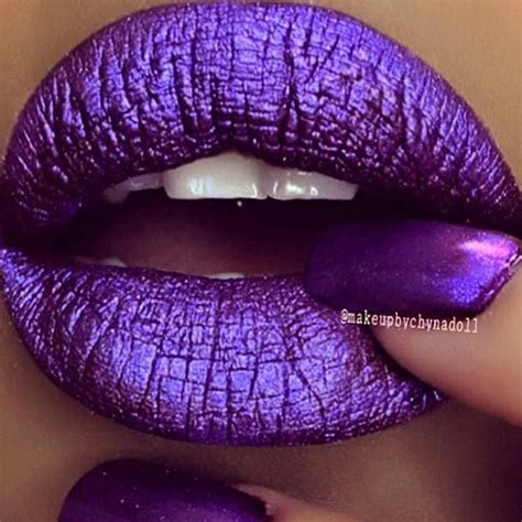 Purple Lipstick as a Symbol of Empowerment