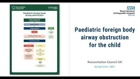 Recognizing the Indications of Airway Obstruction in a Young Child