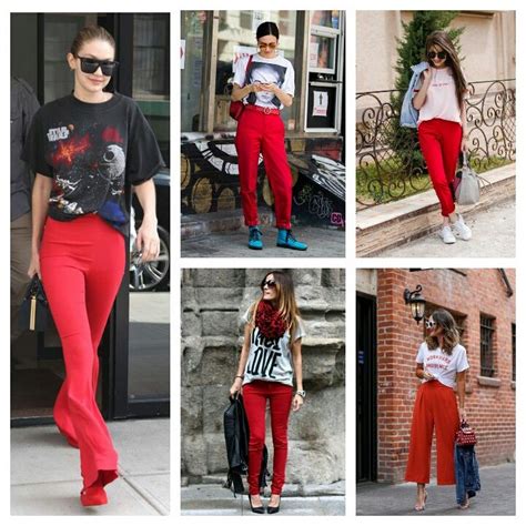 Red Trousers: A Street Style Staple