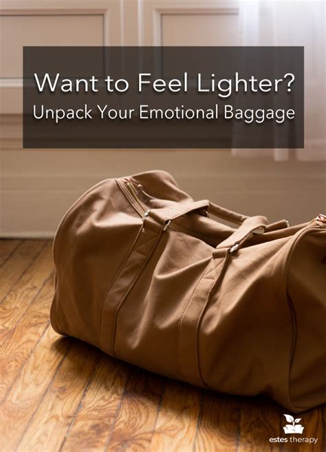 Releasing Emotions: Exploring the Therapeutic Aspect of Unpacking Baggage