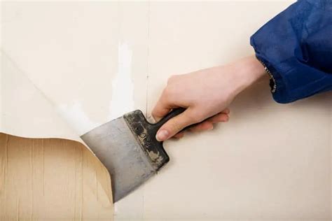 Removing Wallpaper Easily with a Putty Knife