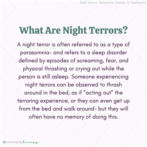 Revealing Your Darkest Anxieties: Deciphering Night Terrors