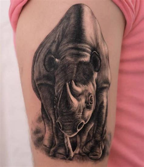 Rhino Tattoos and Body Art: Exploring the Symbolic Meanings and Designs