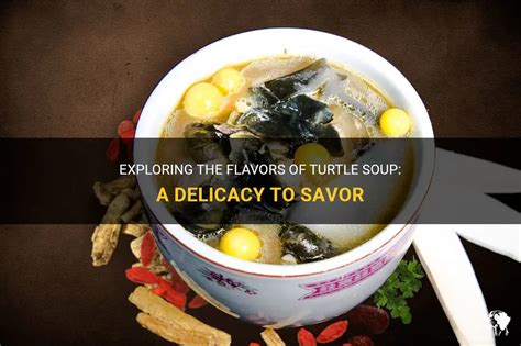 Savor the Unique Combination of Ingredients in Turtle Soup