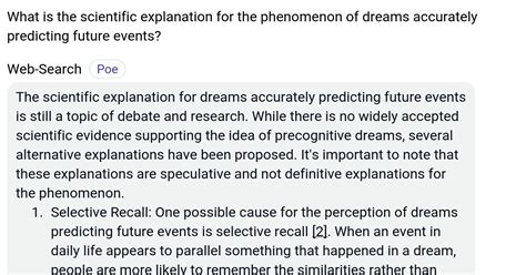 Scientific Explanations for the Phenomenon of Dream Interpretation