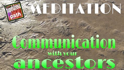 Seeking Communication with Ancestors from the Other World