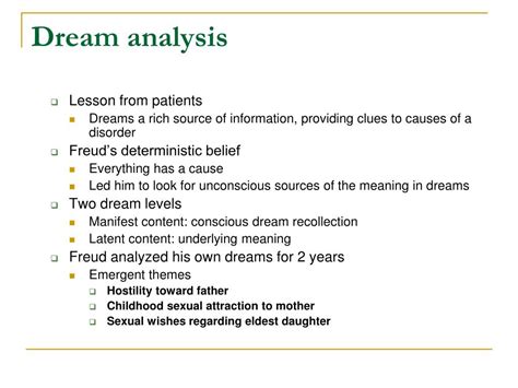 Seeking Insights from Experts: Unveiling the Intricacies of Dream Analysis and Psychoanalysis