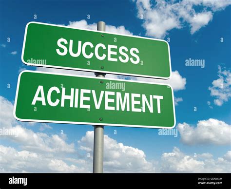 Sign of Success and Achievement