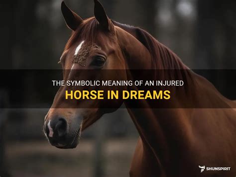 Significance in Dream - Equine Fatally Wounded: Figurative Meaning Exploration