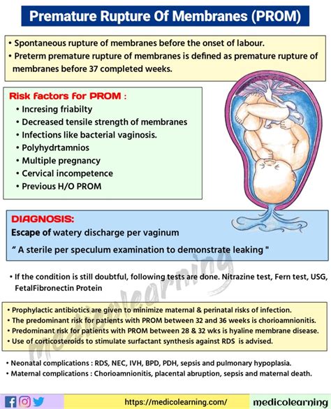 Signs and Symptoms of Ruptured Membranes