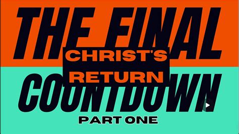 Signs of the Times: Revealing the Countdown to Jesus' Return