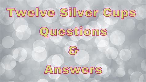 Silver Cup Enigmas: Stories of Misplaced and Rediscovered