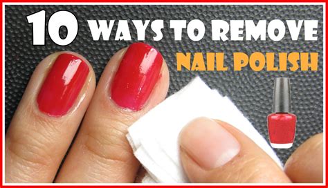 Simple Tricks for a Neat Nail Varnish Removal Process