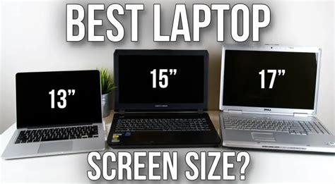 Size matters: Choosing the perfect screen size for your laptop