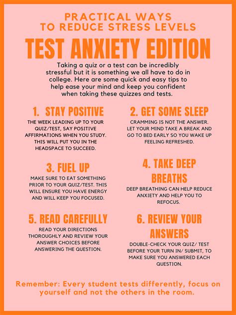 Stay Motivated and Manage Test Anxiety