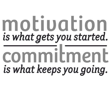 Staying Committed and Motivated