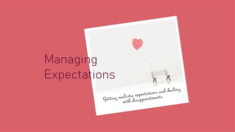 Strategies for Dealing with Disappointment and Adjusting Expectations