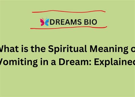 Symbolic Meanings: Unveiling the Significance behind Vomiting Poultry Fragments in One's Dream