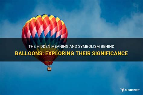 Symbolic Meanings of Balloons' Bursting: Depicting Release and Catharsis