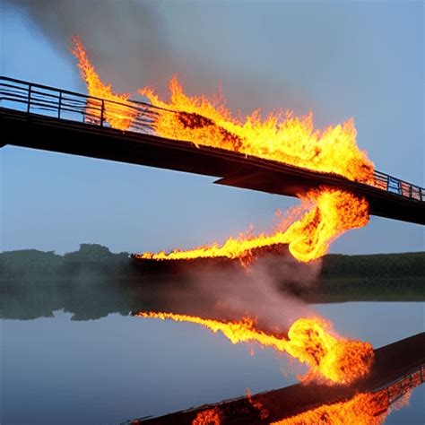 Symbolic representation of burning bridges