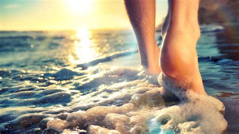 Symbolism of Walking Barefoot in Water Dreams