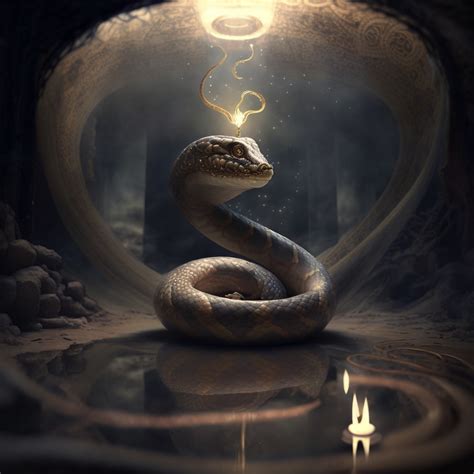 Symbolism of a Dark Serpent in Dreams