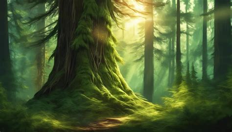 Symbolism of a Descending Evergreen in Dreamscapes